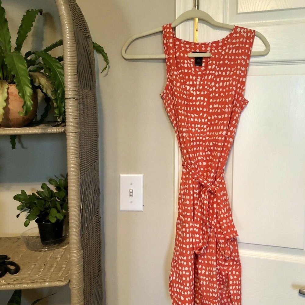 Ann Taylor Dress, Casual/ Business Casual Orange, with belt